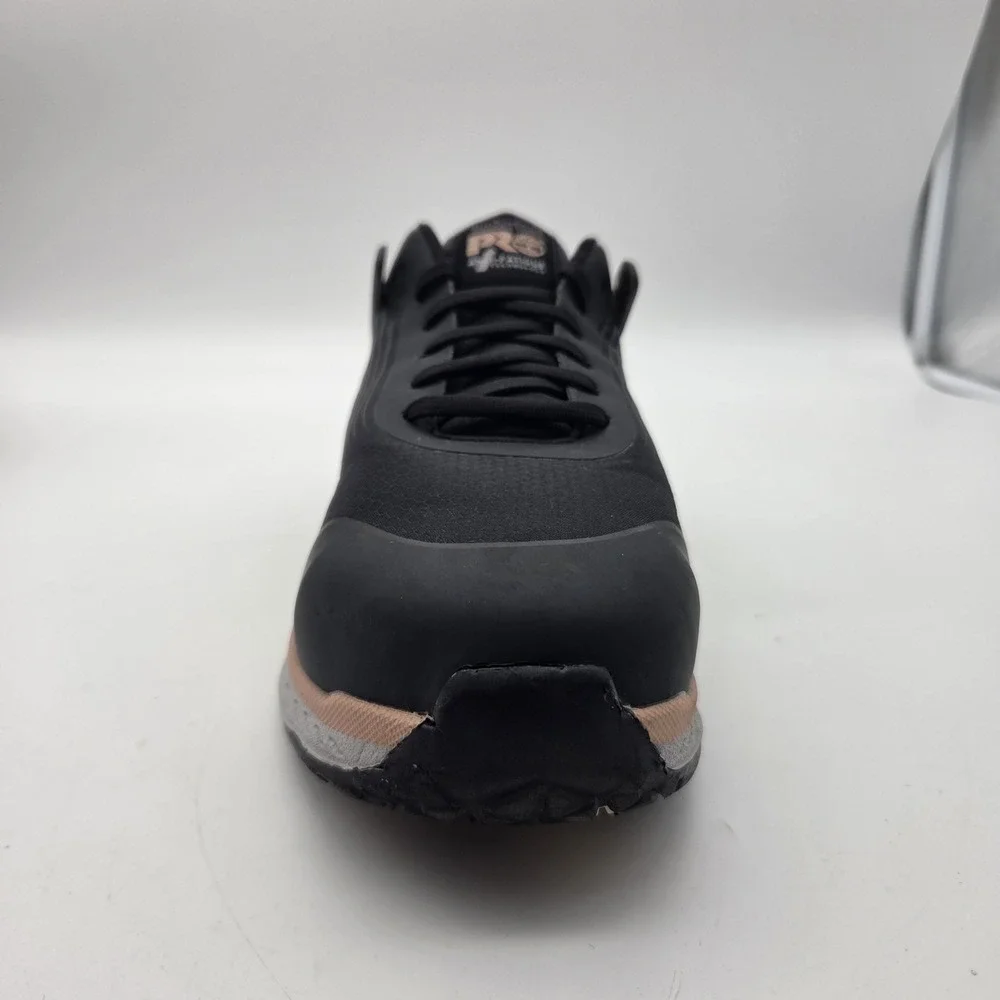 Timberland PRO Composite Safety Shoe Women's Size 9.5 Drivetrain Black/Pink EUC